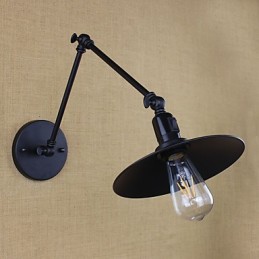 Rusztikus páholyfestés mini stílusú lengőkaros alsólámpa fali lámpákhoz