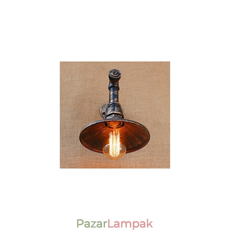 Rusztikus Lodge Country Antique Brass Feature Ambient Light falikar falilámpákhoz