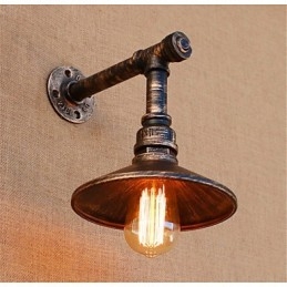 Rusztikus Lodge Country Antique Brass Feature Ambient Light falikar falilámpákhoz