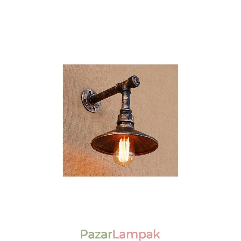 Rusztikus Lodge Country Antique Brass Feature Ambient Light falikar falilámpákhoz
