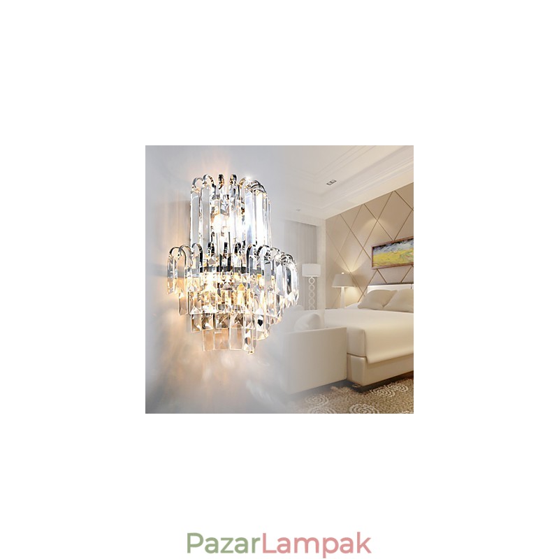 Kristály modern kortárs üveg falikarok