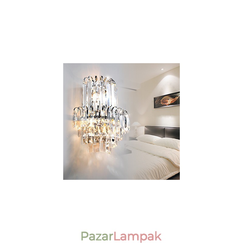 Kristály modern kortárs üveg falikarok