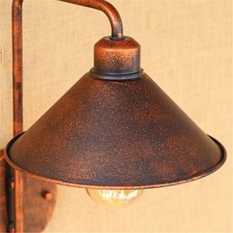 American Country Retro Iron Dekoratív Kreatív Személyiség Kávézó Étterem Világítás
