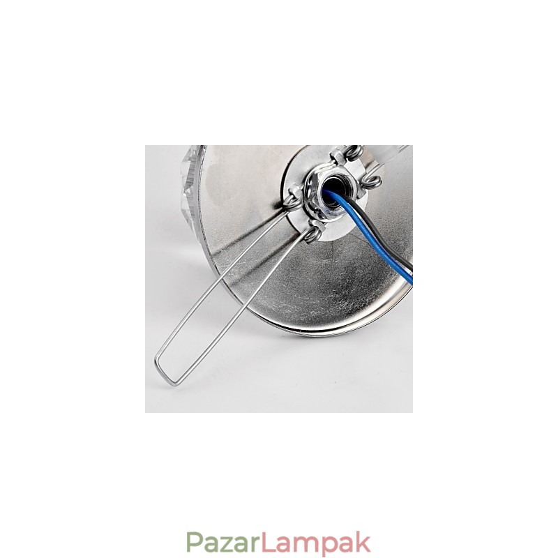 Modern, modern kristály mini stílusú krómozott fém süllyesztett tartó