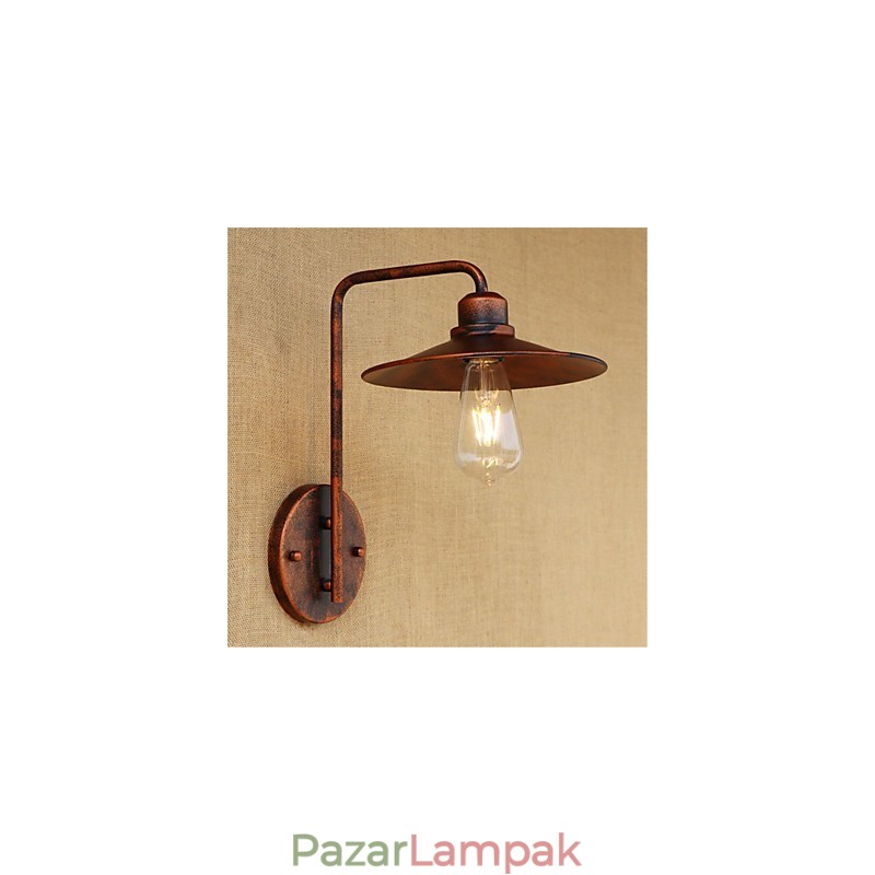 Modern, kortárs rusztikus páholyfestés mini stílusú alsólámpás falilámpákhoz