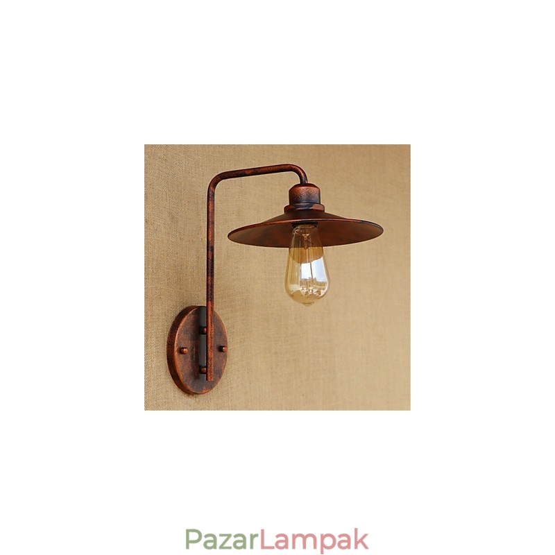 Modern, kortárs rusztikus páholyfestés mini stílusú alsólámpás falilámpákhoz