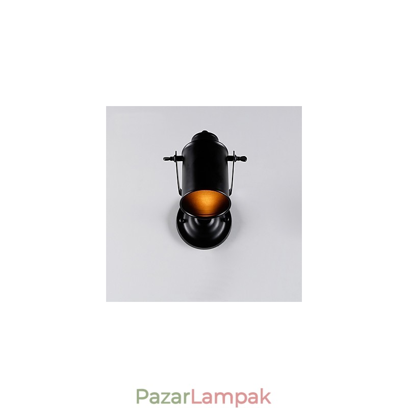 Vintage fekete fém tetőtéri falikar Nappali Étkező Előszoba Kávézó Bárok Bár fali lámpa