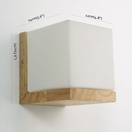 Fa falilámpák üvegernyő 110V VAGY 220V Országos újdonság