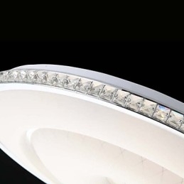 Flush Mount Crystal Modern Kortárs Metal Metal