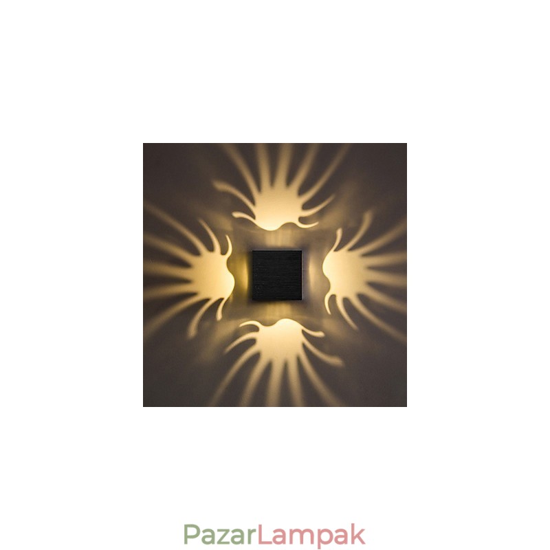 Modern könnyű alumínium süllyesztett fali lámpa díszíti a fali lámpákat