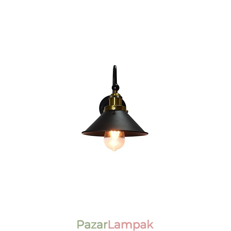 Fali lámpa fali lámpák Fali vas fali lámpa Buta fekete fénykard lámpa a falon