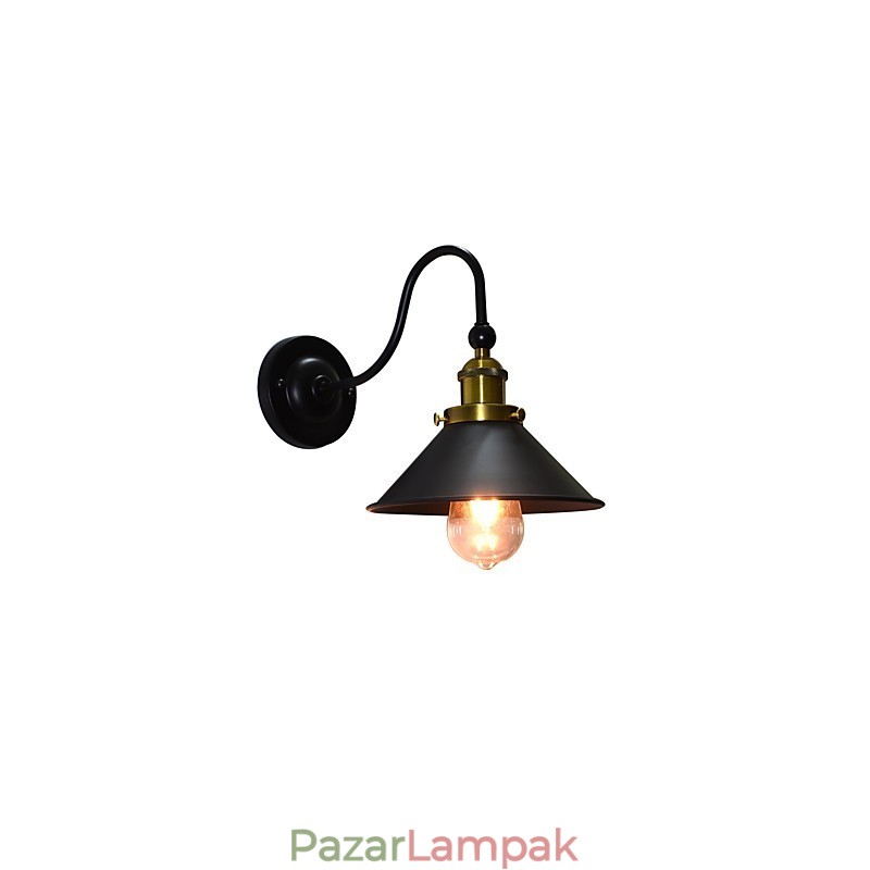 Fali lámpa fali lámpák Fali vas fali lámpa Buta fekete fénykard lámpa a falon