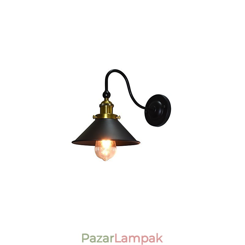 Fali lámpa fali lámpák Fali vas fali lámpa Buta fekete fénykard lámpa a falon