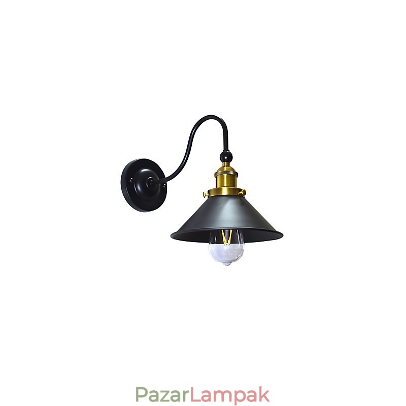 Fali lámpa fali lámpák Fali vas fali lámpa Buta fekete fénykard lámpa a falon