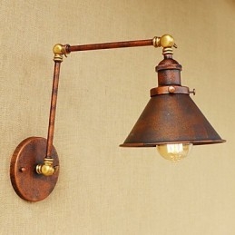 Falikar sárgaréz Vintage ipari fali lámpa, otthoni világítás beltéri dekorációs falikar