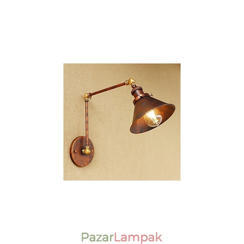 Falikar sárgaréz Vintage ipari fali lámpa, otthoni világítás beltéri dekorációs falikar