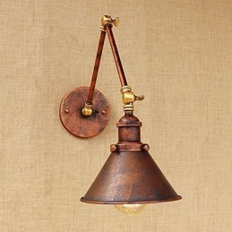 Falikar sárgaréz Vintage ipari fali lámpa, otthoni világítás beltéri dekorációs falikar