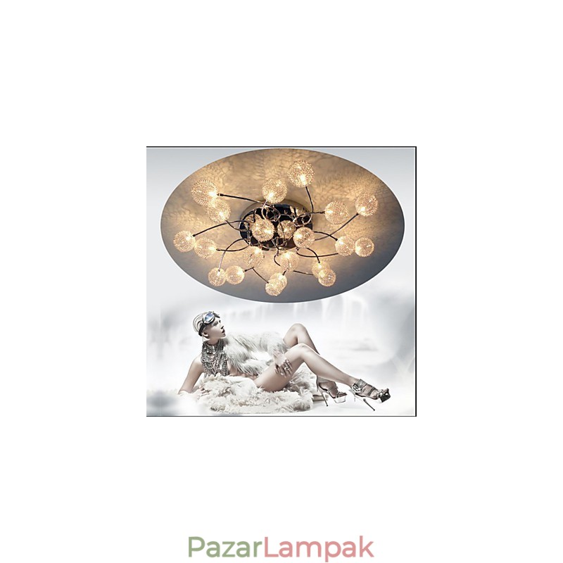 Egyszerű kör alakú mennyezeti lámpák Vas lámpa világítás