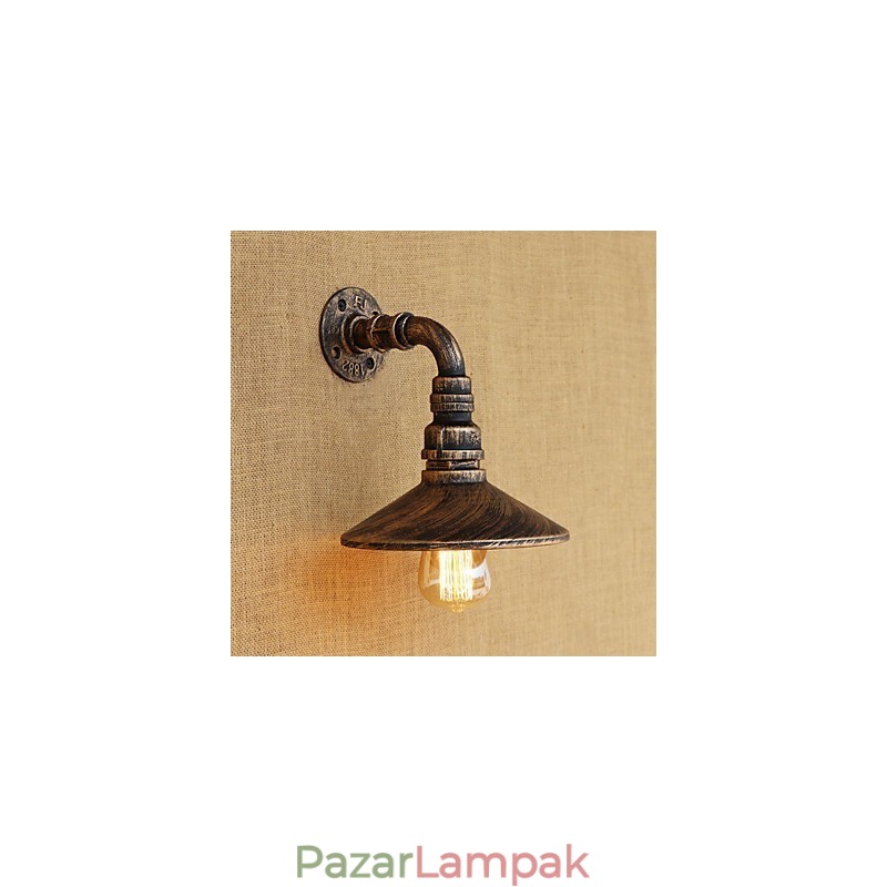 Rusztikus Lodge Country Retro Painting Feature Mini stílusú Ambient Light falilámpákhoz