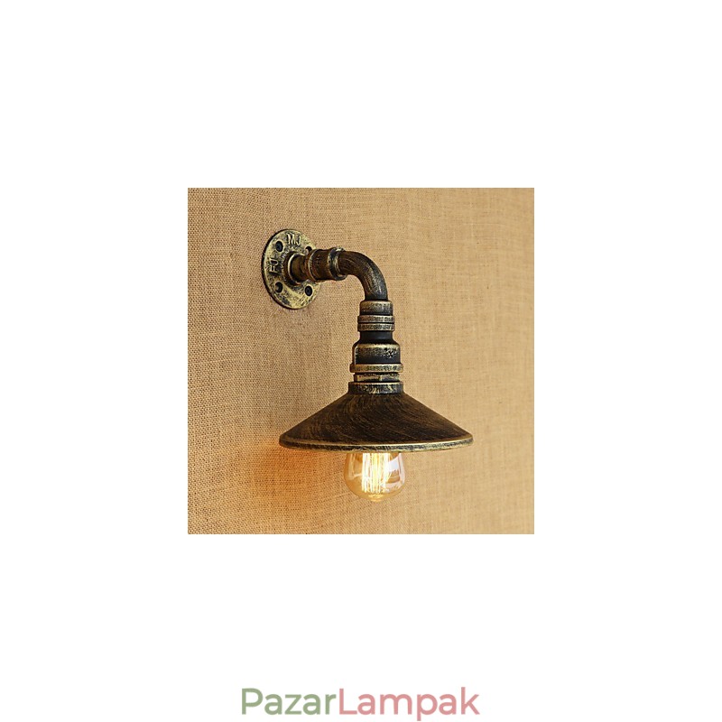 Rusztikus Lodge Country Retro Painting Feature Mini stílusú Ambient Light falilámpákhoz