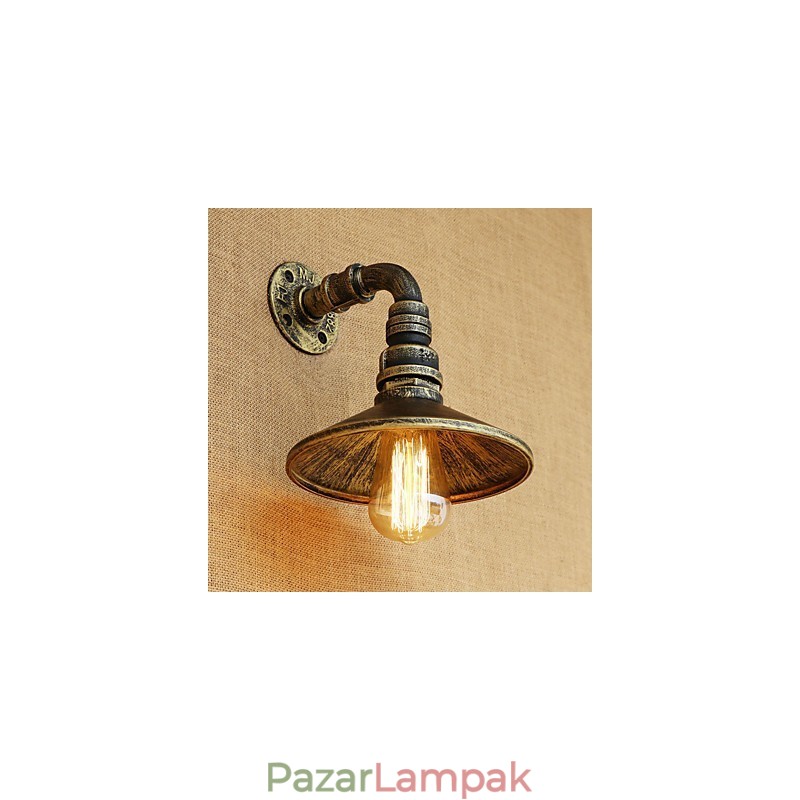 Rusztikus Lodge Country Retro Painting Feature Mini stílusú Ambient Light falilámpákhoz