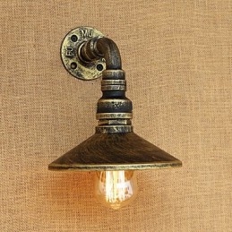 Rusztikus Lodge Country Retro Painting Feature Mini stílusú Ambient Light falilámpákhoz