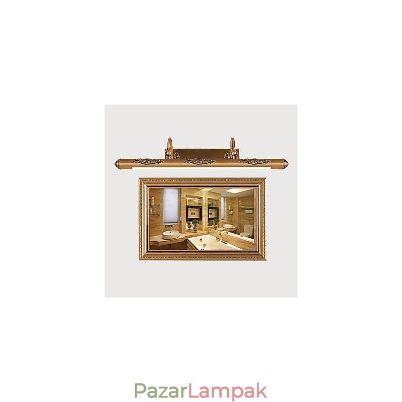 Tükörlámpa 80 cm 1 Hagyományos vintage antik sárgaréz funkció