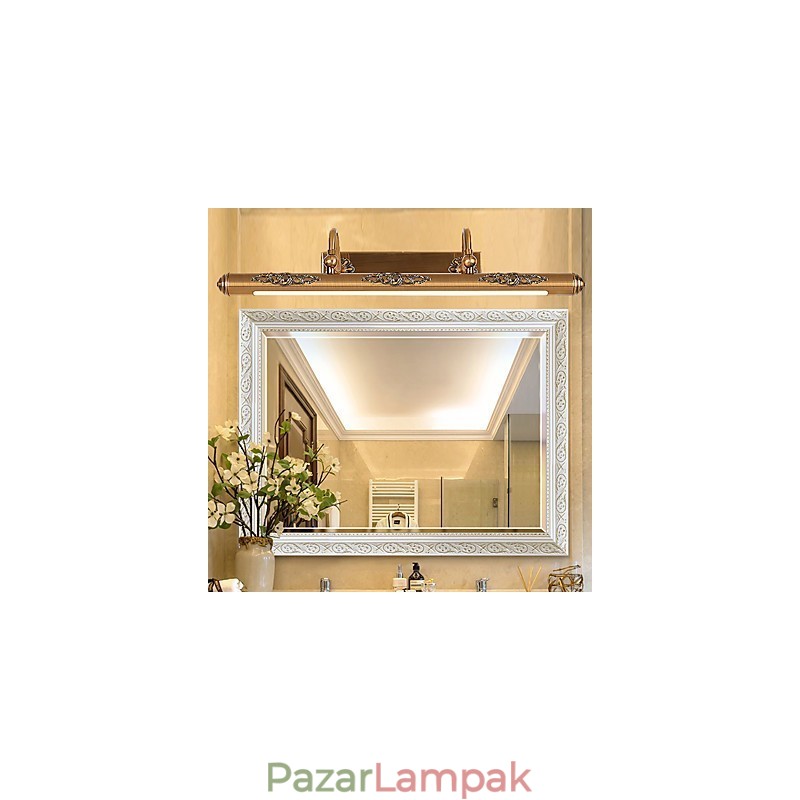 Tükörlámpa 80 cm 1 Hagyományos vintage antik sárgaréz funkció