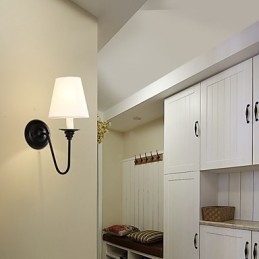 Rustic Lodge Black Oxide Finish funkció a szem védelmére Ambient Light fali lámpák fali lámpa