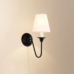 Rustic Lodge Black Oxide Finish funkció a szem védelmére Ambient Light fali lámpák fali lámpa