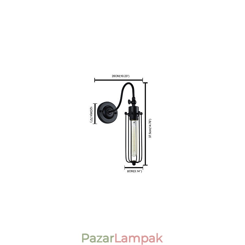 Rusztikus Lodge Hagyományos klasszikus festési funkció a Downlight fali lámpákhoz