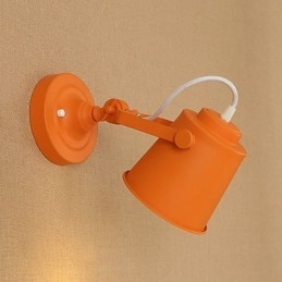 Festett acél fali lámpa néma fekete amerikai kávé dekoráció Retro fali lámpa fénykard lámpa a falon