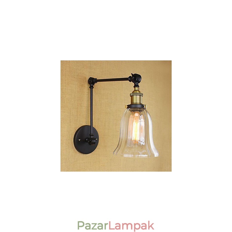 Country Retro galvanizált funkció a mini stílusú szemvédelemhez, környezeti fény, lengőkaros lámpafal