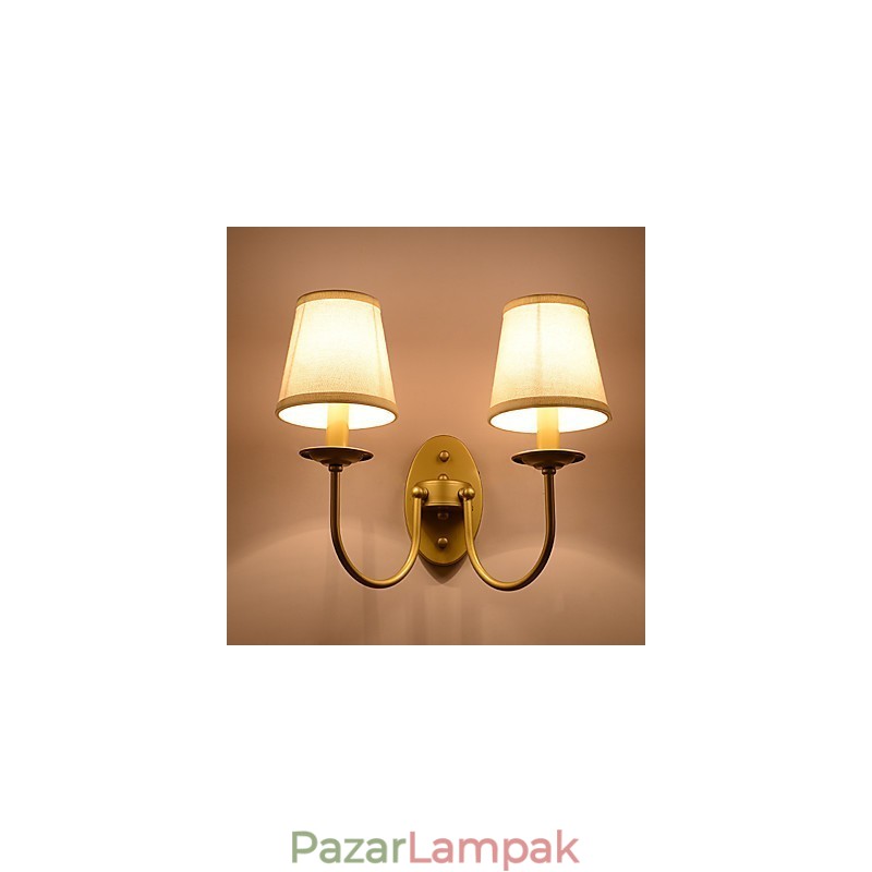 Rustic Lodge Simple Vintage Painting Feature Ambient Light falilámpák fali lámpa