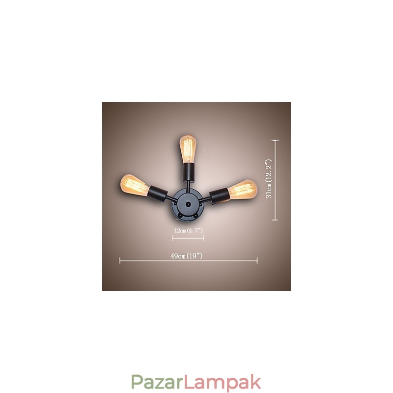 Retro fali lámpa Erkély lépcsőház Eredetiség Személyiség Bár Dekoratív Fali lámpa Lakás dekoráció Világítás