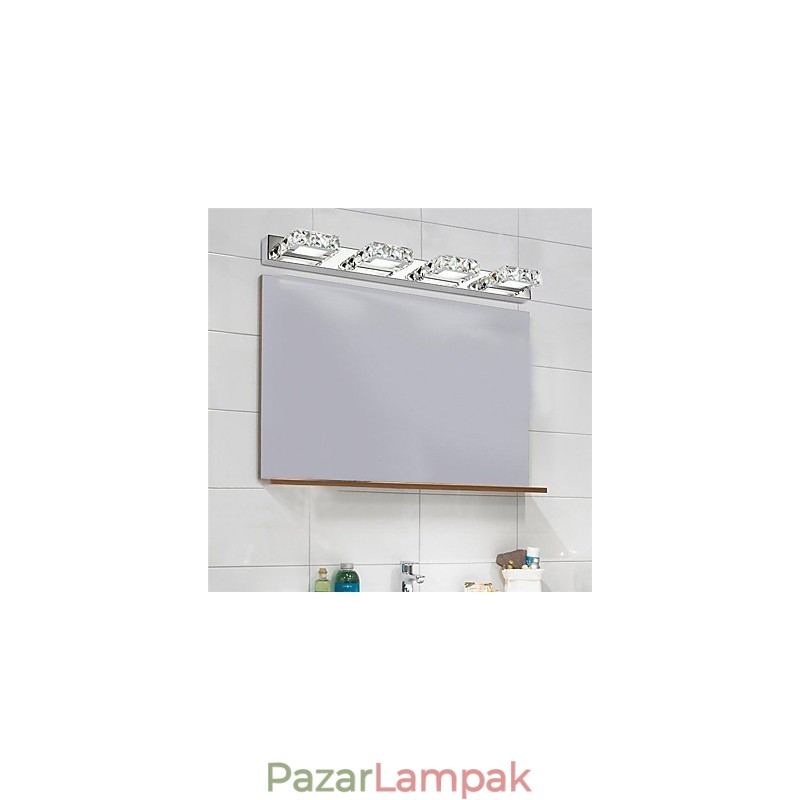Fürdőszoba Hiússág Light Crystal Make Up Mirror Light 4 lámpa Fürdőszoba hálószoba világítás