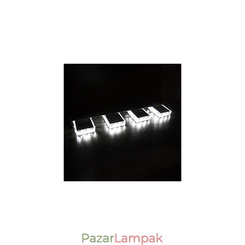 Fürdőszoba Hiússág Light Crystal Make Up Mirror Light 4 lámpa Fürdőszoba hálószoba világítás