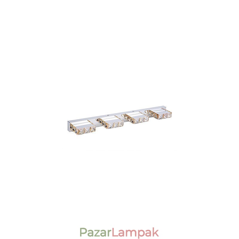 Fürdőszoba Hiússág Light Crystal Make Up Mirror Light 4 lámpa Fürdőszoba hálószoba világítás