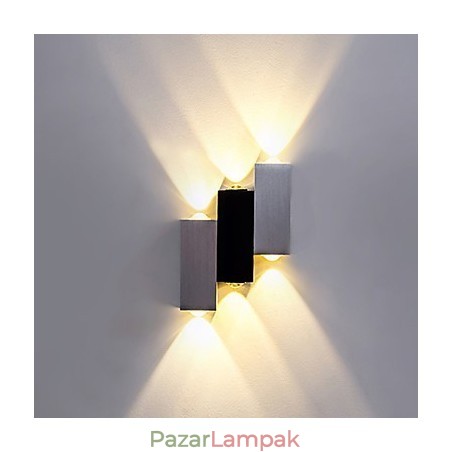 Modern, kortárs csiszolt funkció a környező világításhoz süllyesztett fali lámpákhoz