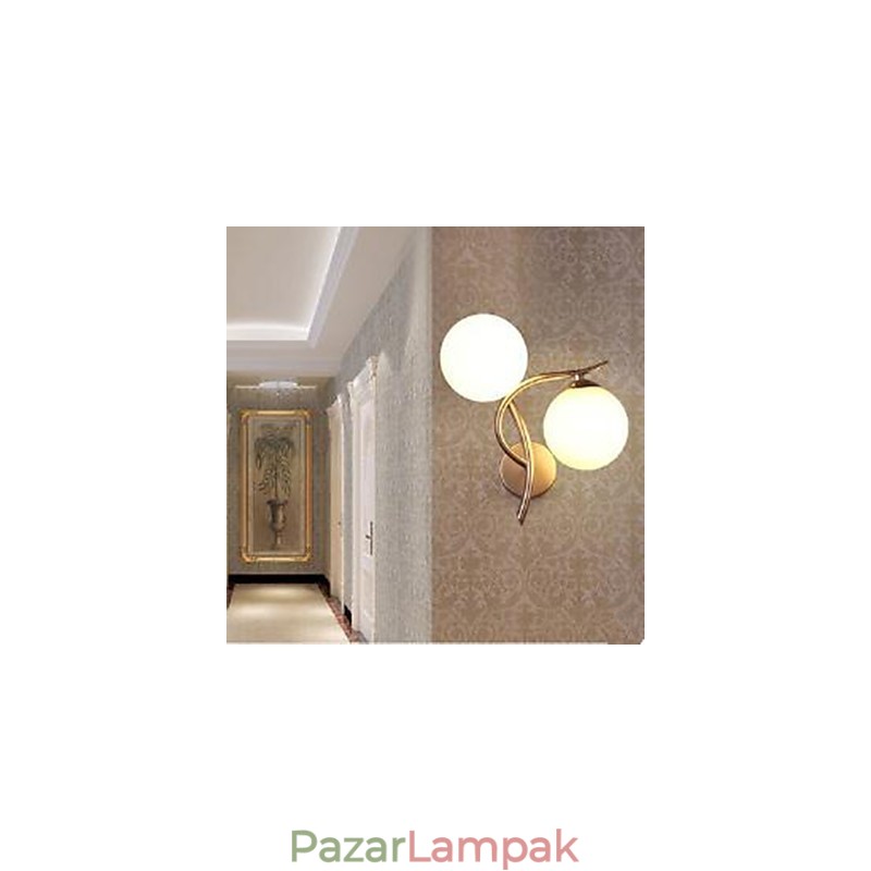 Modern divatos fali lámpa Iron Art hálószoba ágy fali lámpa étkező dolgozószoba lámpa