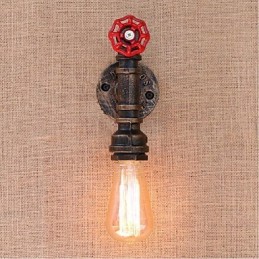 Nosztalgia Simple Water Pipe dekoratív kis fali lámpa fali lámpa
