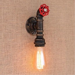 Nosztalgia Simple Water Pipe dekoratív kis fali lámpa fali lámpa