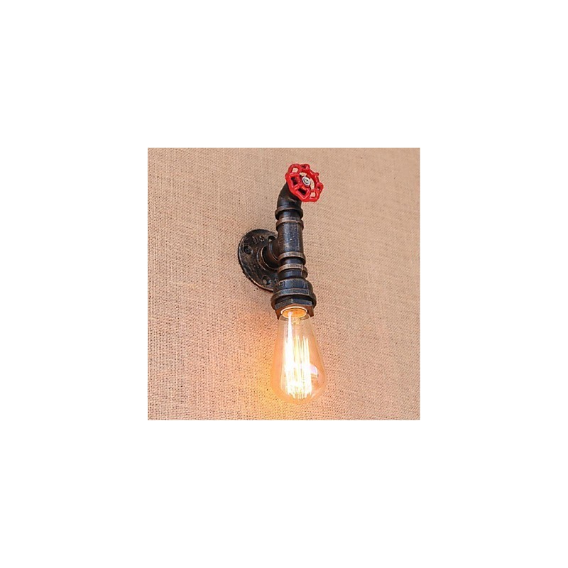Nosztalgia Simple Water Pipe dekoratív kis fali lámpa fali lámpa