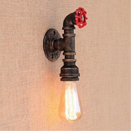 Nosztalgia Simple Water Pipe dekoratív kis fali lámpa fali lámpa