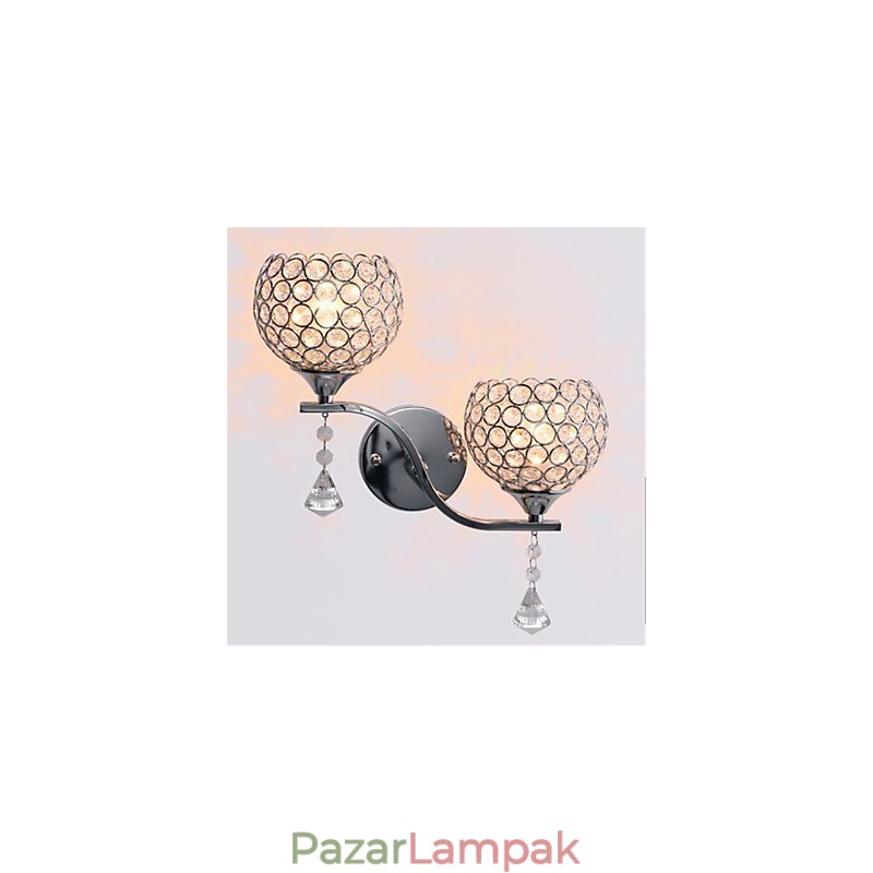 Modern minimalista nappali folyosó folyosó kristály fali lámpa