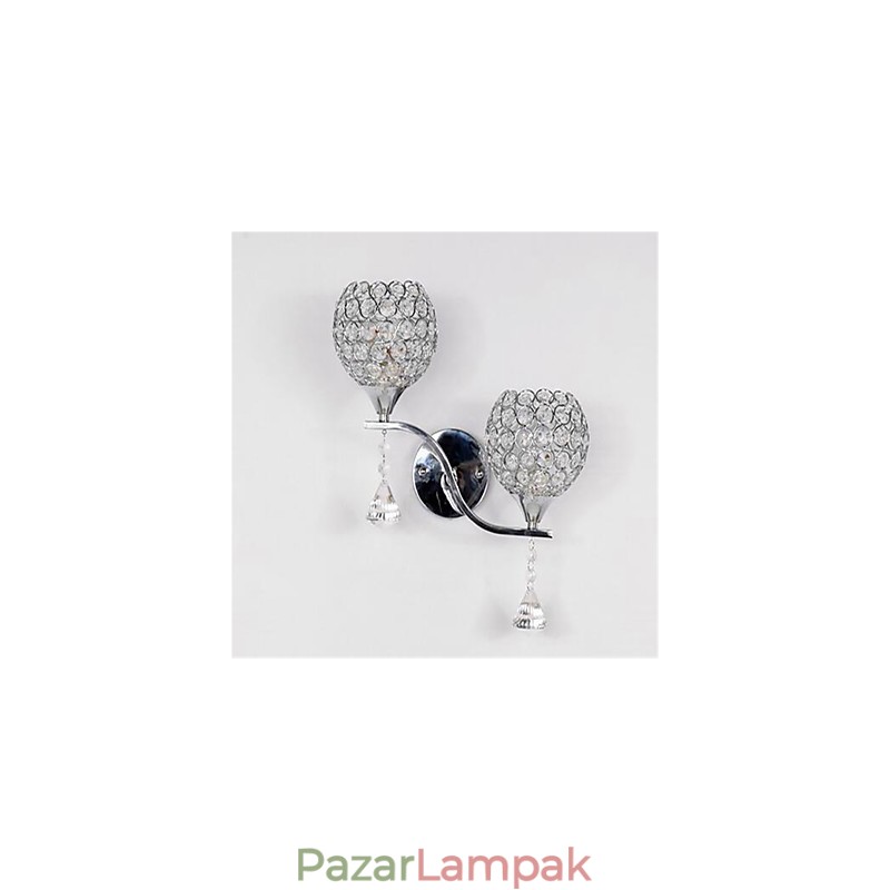 Modern minimalista nappali folyosó folyosó kristály fali lámpa