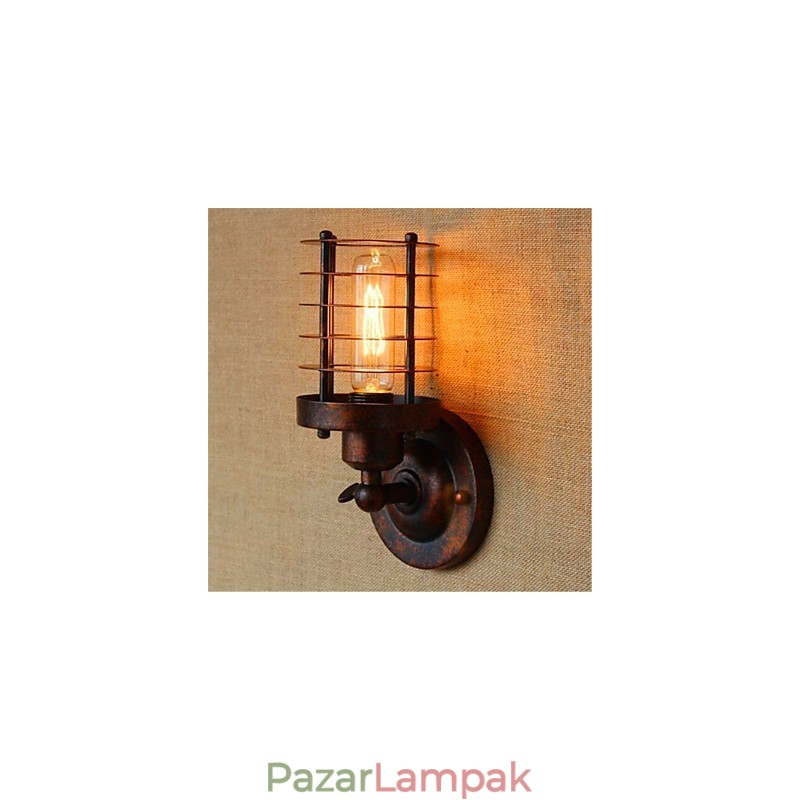 Rusztikus Lodge Country Antique Brass Feature Ambient Light falikar falilámpákhoz