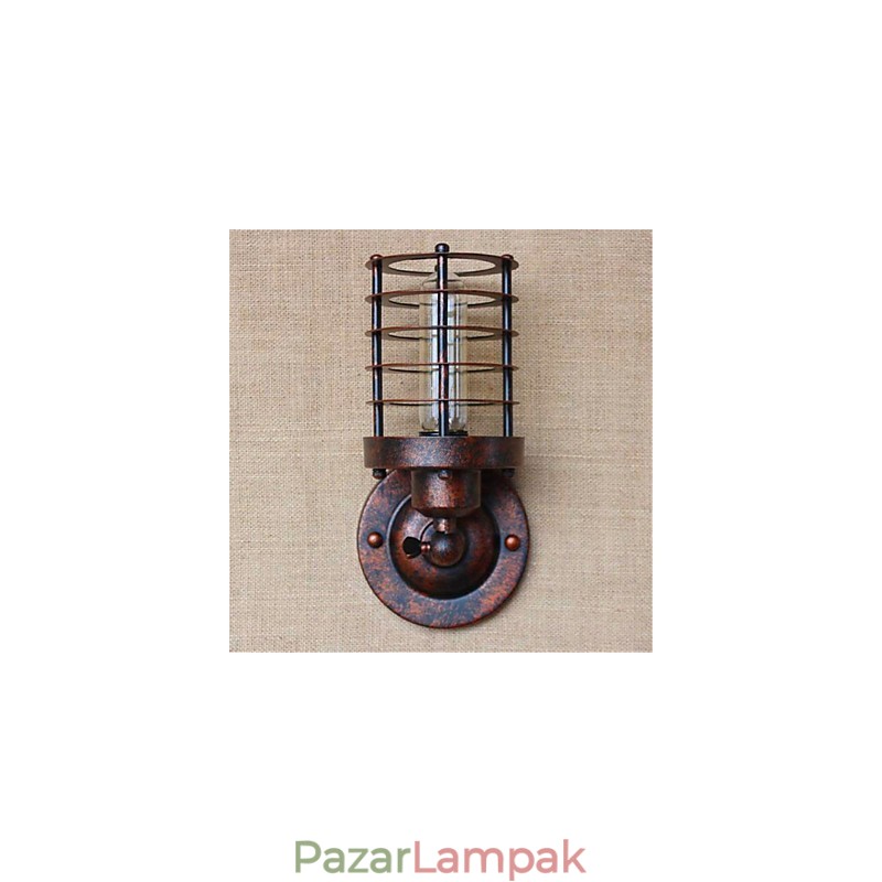 Rusztikus Lodge Country Antique Brass Feature Ambient Light falikar falilámpákhoz