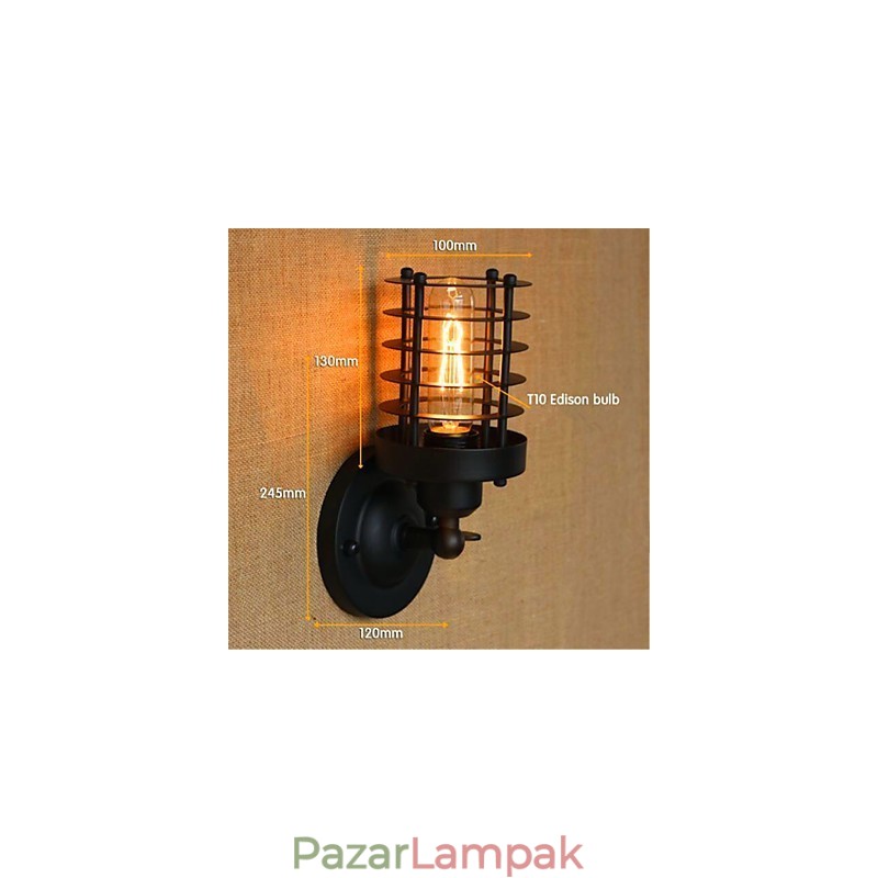 Rusztikus Lodge Country Antique Brass Feature Ambient Light falikar falilámpákhoz