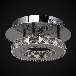 Modern, modern Crystal króm fém süllyesztett tartó